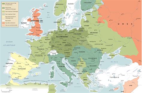 Map Of Europe In 1942 World Map