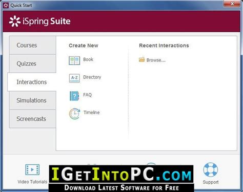 It is full offline installer standalone setup of ispring suite 10 free download for compatible version of windows. iSpring Suite 9.7.2 Build 6020 Free Download