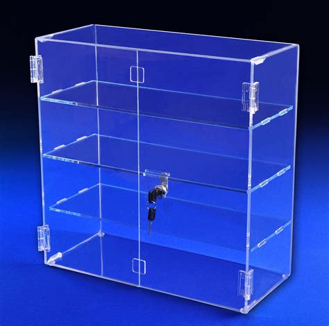 It is important for any homeowner to know that over 1/3 of all burglaries reported entry through the front door. Locking Display Case with Hinged Front Doors & 3 Inside ...