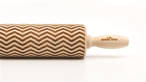 No R060 Zig Zag Laser Engraved Rolling Pin Embossing Etsy