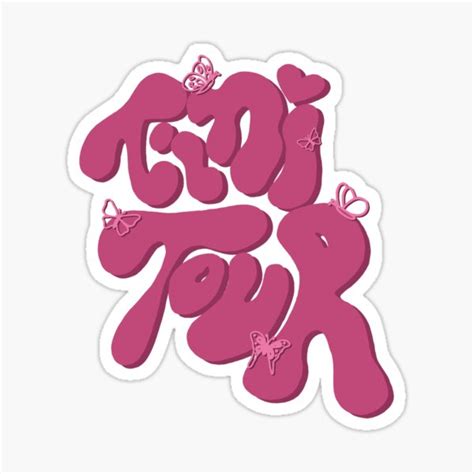 Tini Stoessel Tini Tour Logo Sticker For Sale By Tinispieterse Redbubble