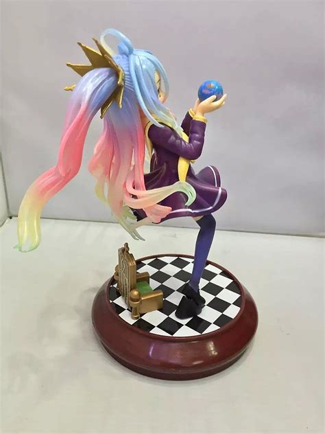 20cm Anime No Game No Life Shiro Cute Girl Chessboard Scene Holding The