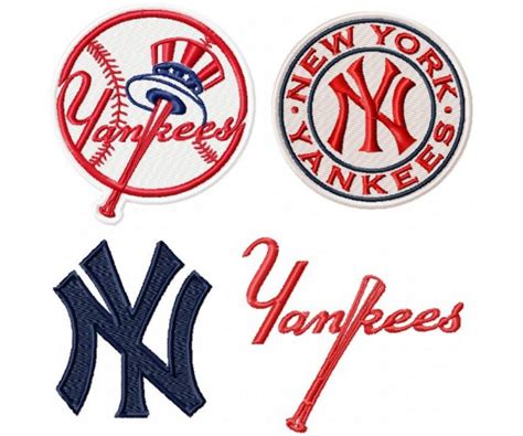 New York Yankees Logo Machine Embroidery Design For Instant Download