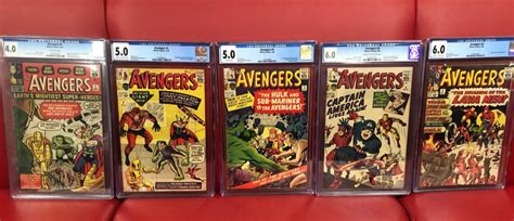 The Mighty Avengers 1 2 3 4 And 5 Cgc