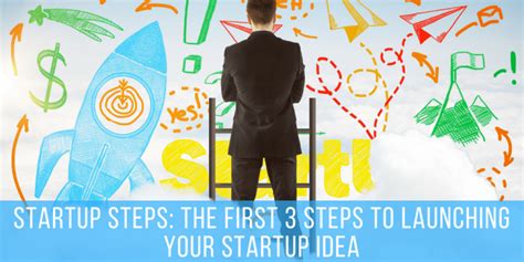 Startup Steps The First 3 Steps To Launching Your Startup Idea Aaron