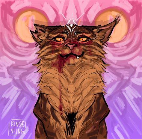 kinseviing 𝗖𝗢𝗠𝗠𝗦 𝗢𝗣𝗘𝗡 on twitter tigerstar fanart warriorcats digitalart art