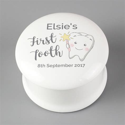 Personalised This Box And Store Your Babys First Teeth Tooth Box