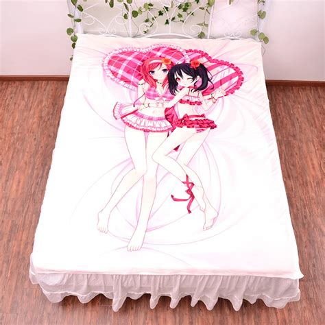 Japanese Anime Love Live Bedding Sheet Sexy Bedsheet Lovelive 3d Fitted