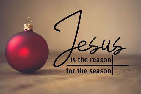 Jesus is the Reason For the Season Christmas sign Pillow SVG (302495 ...