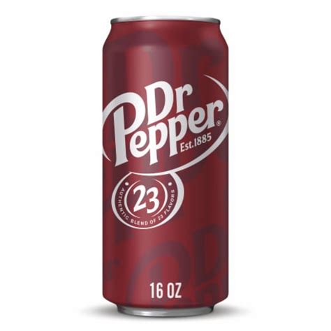 Dr Pepper Soda Can 16 Fl Oz Bakers