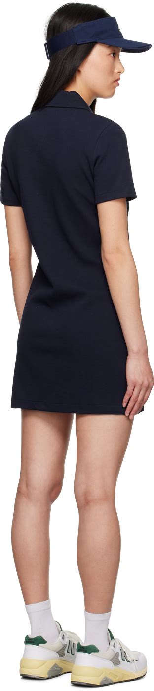 Lacoste Navy Collared Mini Dress Lacoste