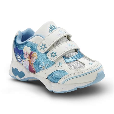 Fun light up accents | hook & loop fastening makes getting dressed a cinch! Girls' Frozen Light-Up Sneaker: Light Up Her Steps with Kmart