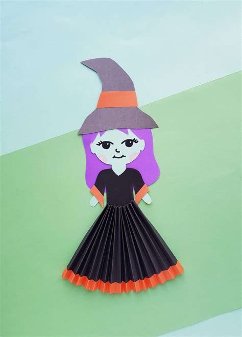 Witch Craft For Kids Paper Craft Made With Happy