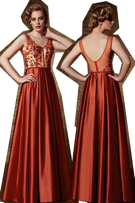 Emporium is located in the heart of melbourne's cbd, emporium is the perfect starting point for your search with over 200 of the biggest names in fashion, including alice. Gorgeous Satin V Neck A Line Long Flowers Evening Dress ...