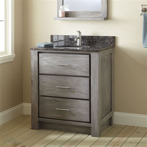 See more ideas about grey bathroom cabinets, grey bathrooms, bathrooms remodel. 30" Venica Teak Vanity for Undermount Sink - Gray Wash ...