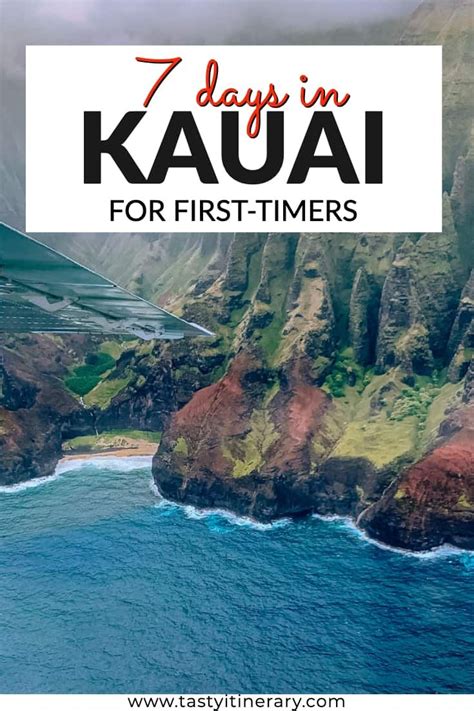 Plan An Amazing 7 Days In Kauai For First Timers Tasty Itinerary