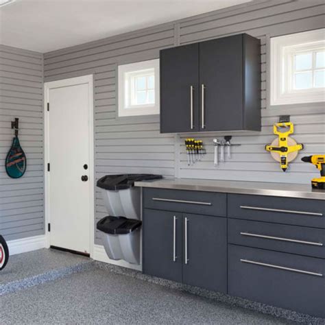 On the downside, wooden garage cabinet organizers will need a lot of upkeep and maintenance to restore their original look. Freehold, NJ Custom Garage Cabinets & Shelves | All About ...