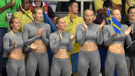 تیم شنای زنان سوئد طرفداری