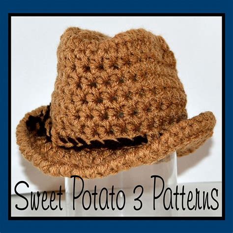 Cowboy Hat Pattern By Sweet Potato 3 Crochet Crochet Hats Crochet