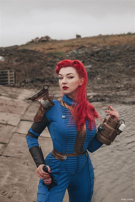 Fallout 4 Sole Survivor Cosplay And Dogmeat 6 By N1mph On Deviantart