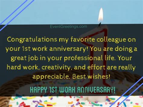 Funny work anniversary quotes congratulations on another year spent at the job that you are working at, and on another year of great growth! 15 Unique Happy 1 Year Work Anniversary Quotes With Images