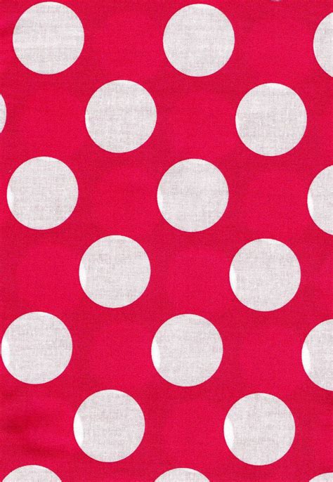 Cotton Quilt Fabric Hot Pink White Bigger Dot Polka Dots 1 12 Dot Auntie Chris Quilt Fabric Com