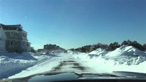 West Hampton Dunes January Snow Storm Youtube