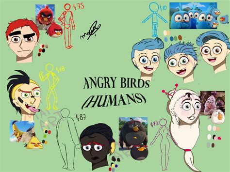 Ab Humans By Mai Fandraw On Deviantart Angry Birds Characters Angry