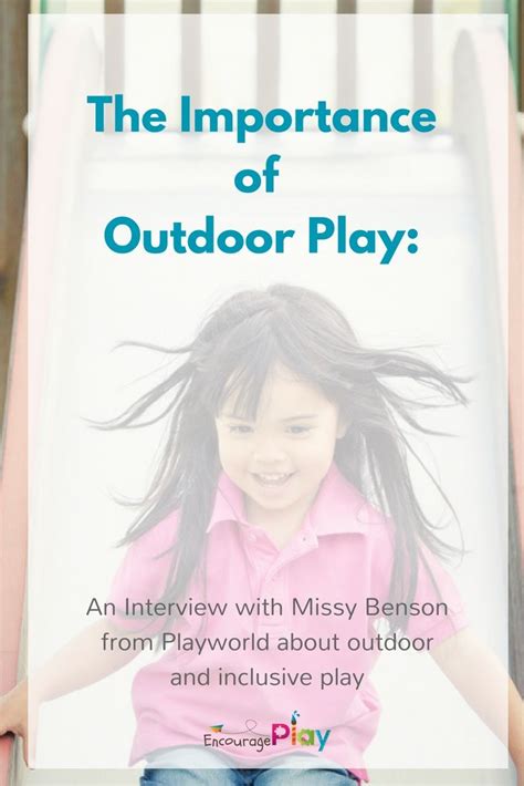 The Importance Of Outdoor And Inclusive Play An Interview With Missy