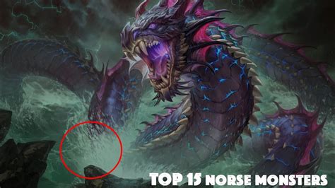 Top 15 Scariest Creatures Monsters In Norse Mythology Youtube