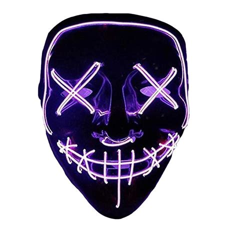 Led Purge Mask Purge Mask Halloween Mask Led Led Mask Med Flash