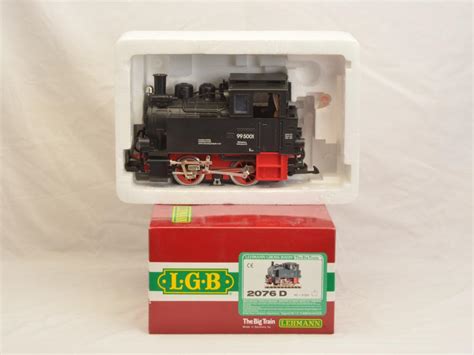 Bid Now Lgb G Gauge 2076d Steam Locomotive No 995001 Like New Boxed