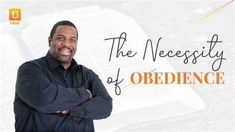 The Necessity of Obedience | Bible Study with Clarence L. Haynes Jr