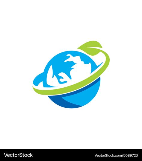 Raspaw Earth Globe Vector Logo