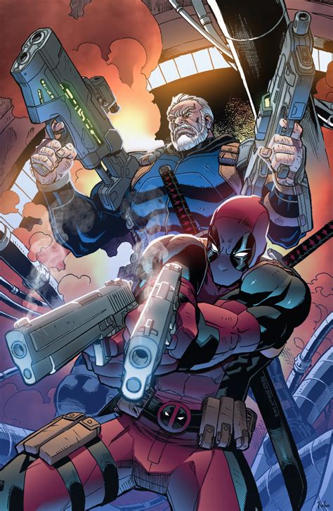 ~ Cable And Deadpool ~ Pencils By Reilly Brown Colors By Me The Original