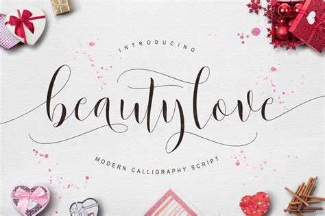 Beautylove Script ~ Script Fonts ~ Creative Market