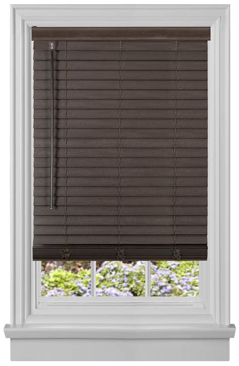 Powersellerusa 2 Cordless Vinyl Mini Blinds Brown 64