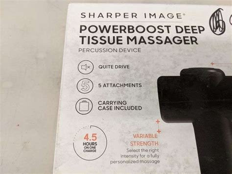 Sharper Image Power Boost Deep Tissue Massager Dutch Goat