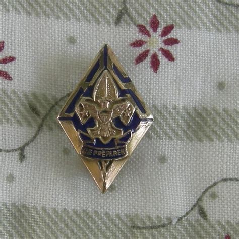 Rare Collectable Antique Boy Scout Lapel Pin 12k Gold Filled Etsy