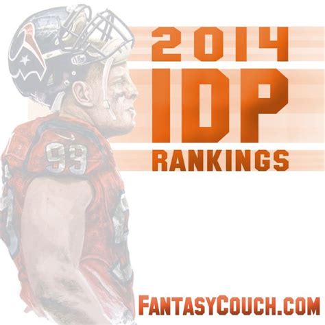 2014 Idp Rankings Fantasy Football Fantasy Football Football Fantasy