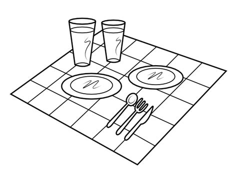 Picnic Coloring Pages Home Design Ideas