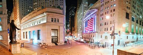 New York City Wall Street Panorama Photograph By Songquan Deng Fine