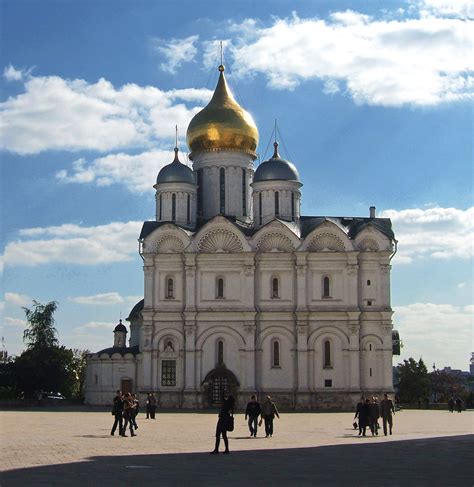 Cathedral Of The Archangel In Kremlin S Cathedral Square Moskow