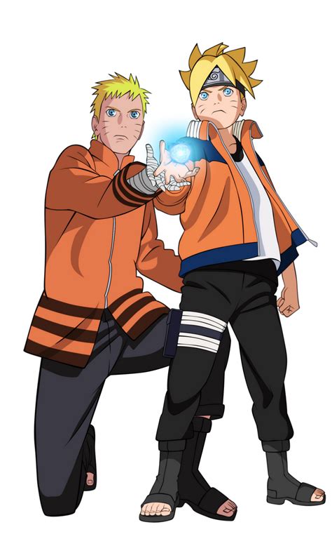 Naruto With His Son By Gold Mk On Deviantart