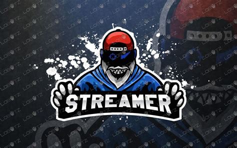 Premade Streamer Mascot Logo Streamer Esports Logo Esports Logo