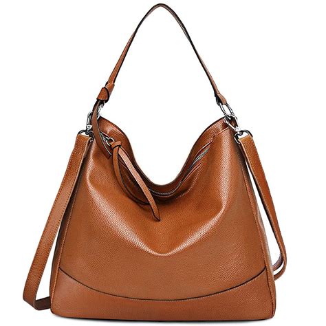 Women S Genuine Leather Handbag Hobo Bag Large Tote Satchel Shoulder