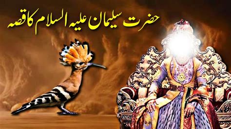 Hazrat Suleman As Ka Waqia Part Hud Hud Ka Qissa Islamic Stories