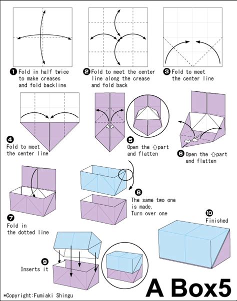 How To Make Origami Box Step By Step