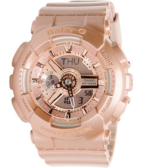 Unfollow baby g watches to stop getting updates on your ebay feed. G-Shock BA110-4A Rose Gold Baby-G Digital Watch | Zumiez