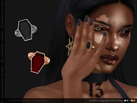 Sims 4 Coffin Engagement Ring By Sugar Owl From Tsr The Sims Book